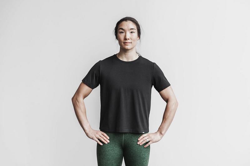Women's Nobull WoLightweight Boxy Tee Tanks Pink | SG G3213S